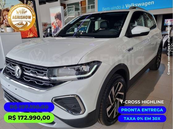 VOLKSWAGEN T-CROSS 1.4 250 TSI TOTAL FLEX HIGHLINE AUTOMÁTICO